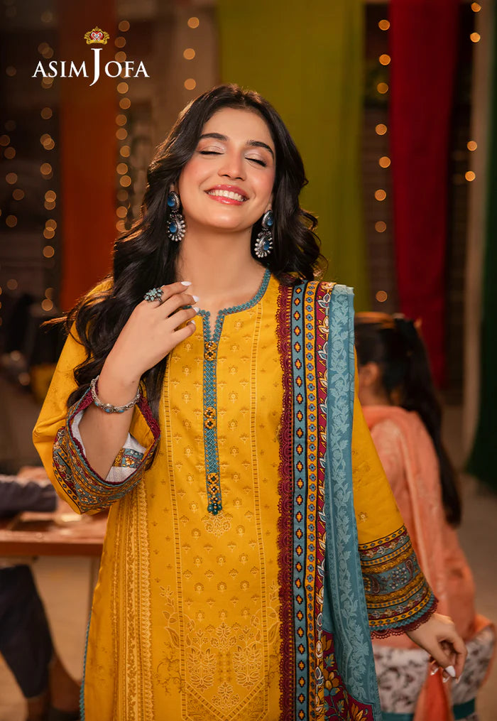 AJEL-18 PRINTED LAWN 3 PCS