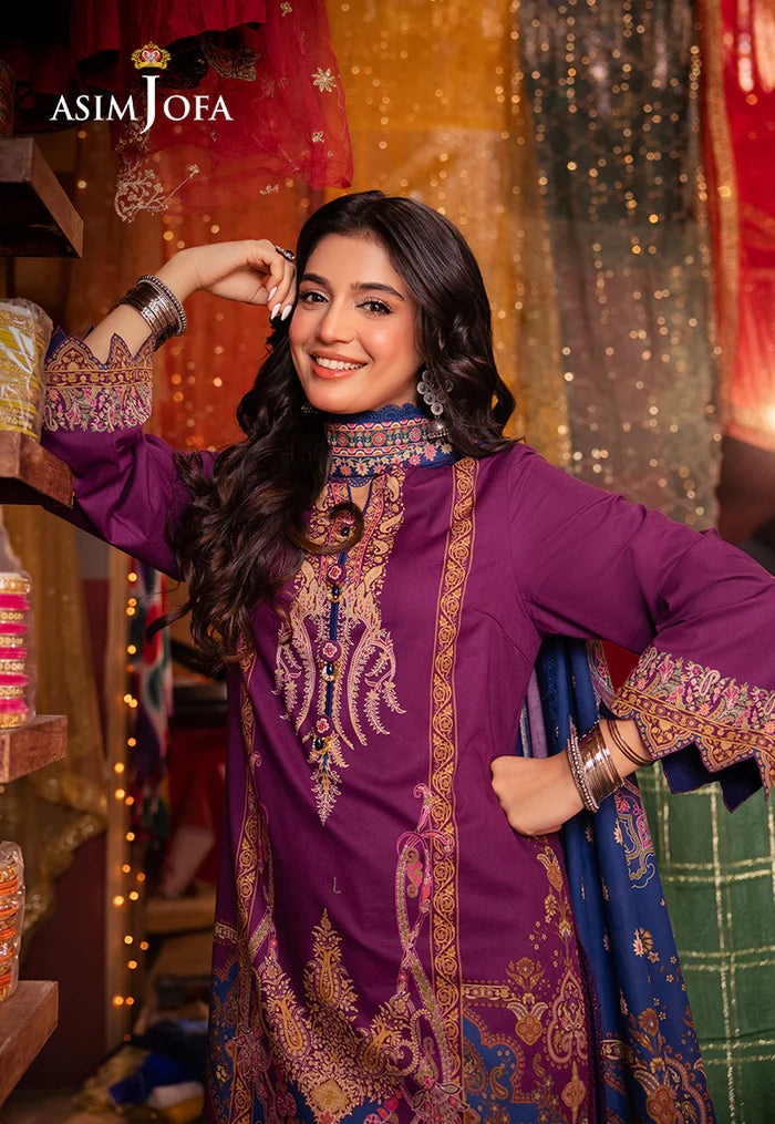 AJEL-14 PRINTED LAWN 3 PCS