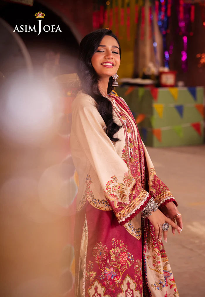 AJEL-16 PRINTED LAWN 3 PCS