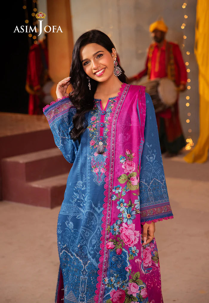 AJEL-13 PRINTED LAWN 3 PCS