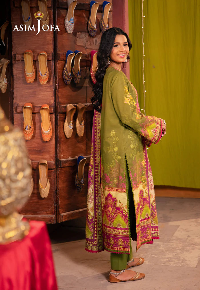 AJEL-17 PRINTED LAWN 3 PCS