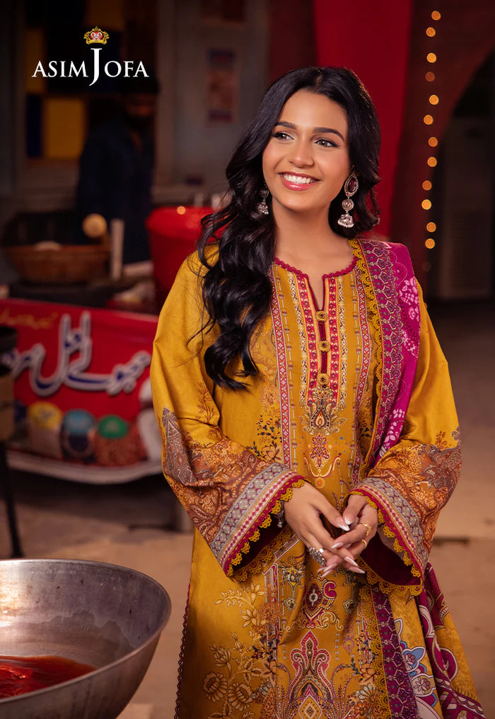 AJEL-02 PRINTED LAWN 3 PCS