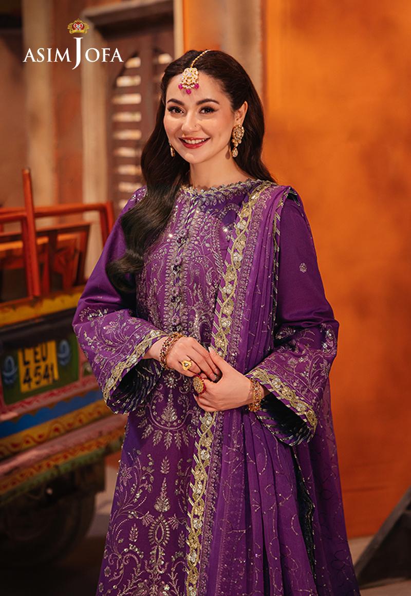 AJKK-07 Chamkeeli Fashion by ASIM FASHION - 3 Pcs Unstitched Suit