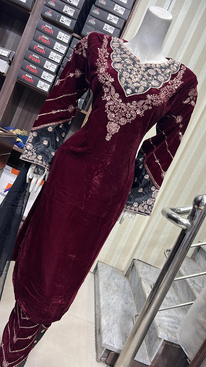 BBV1-05 Maroon and Black