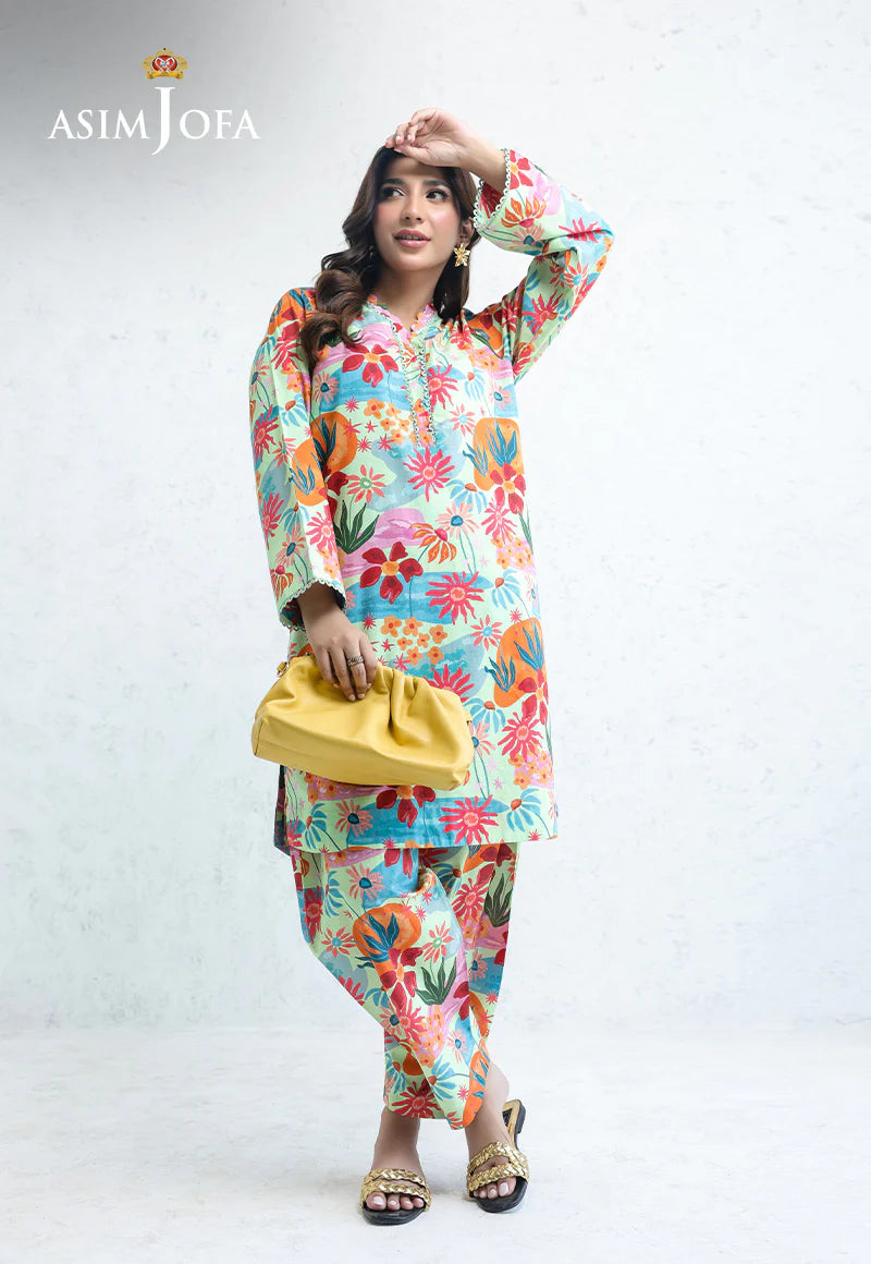 AJPB-203 PRINTED CAMBRIC STITCHED 2PCS