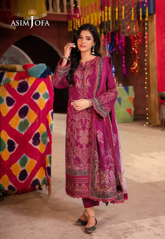 AJEL-12 PRINTED LAWN 3 PCS