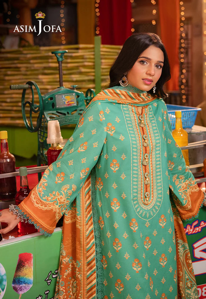 AJEL-20 PRINTED LAWN 3 PCS