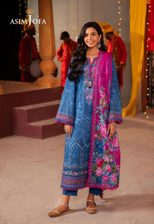 AJEL-13 PRINTED LAWN 3 PCS