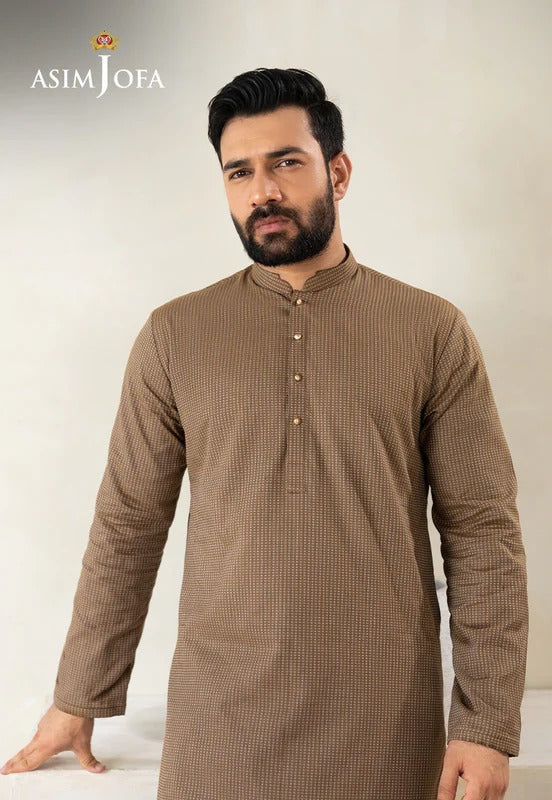 AJMKA-01 STITCHED KURTA TROUSER 2PC