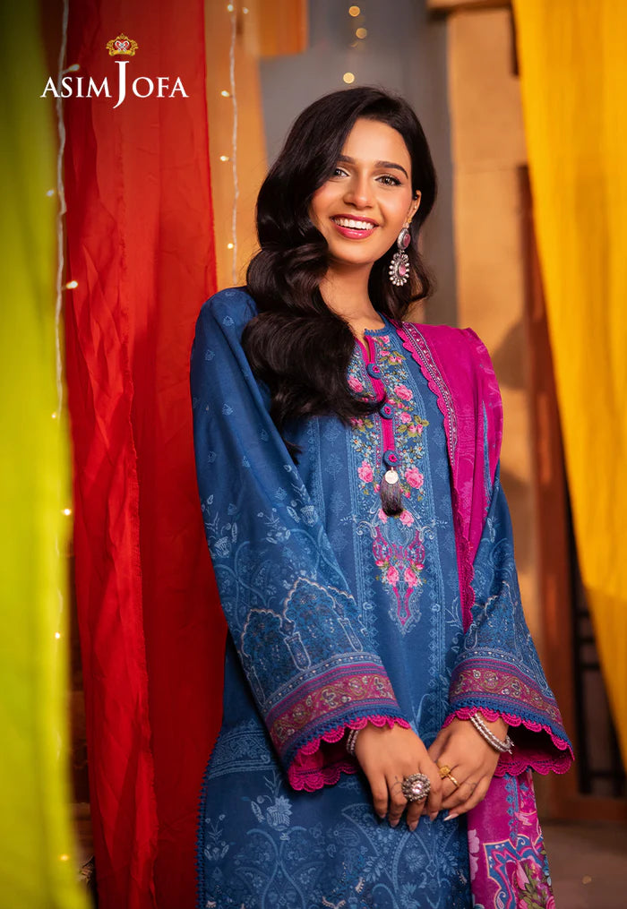 AJEL-13 PRINTED LAWN 3 PCS