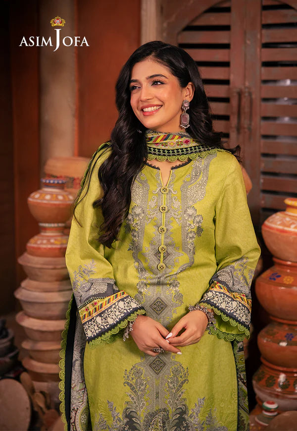 AJEL-01 PRINTED LAWN 3 PCS