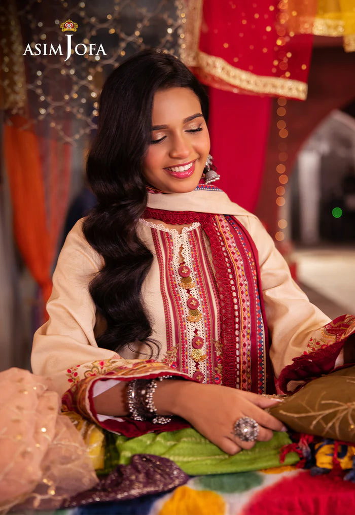 AJEL-16 PRINTED LAWN 3 PCS