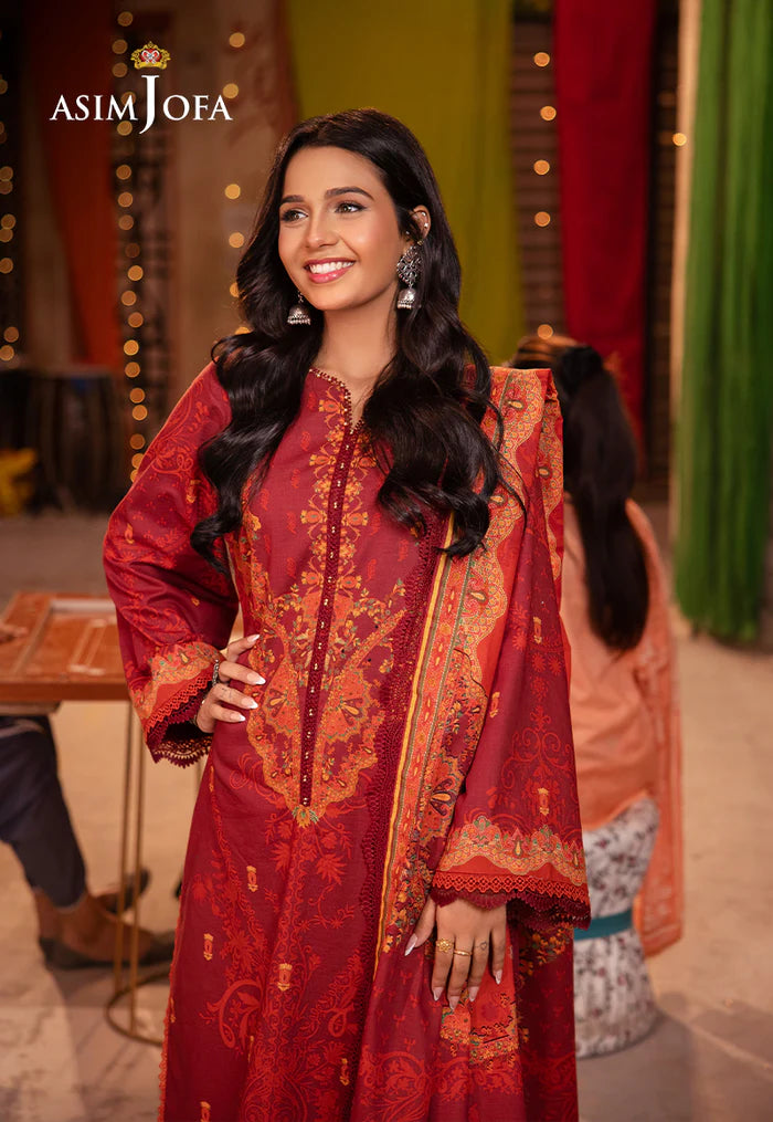 AJEL-19 PRINTED LAWN 3 PCS