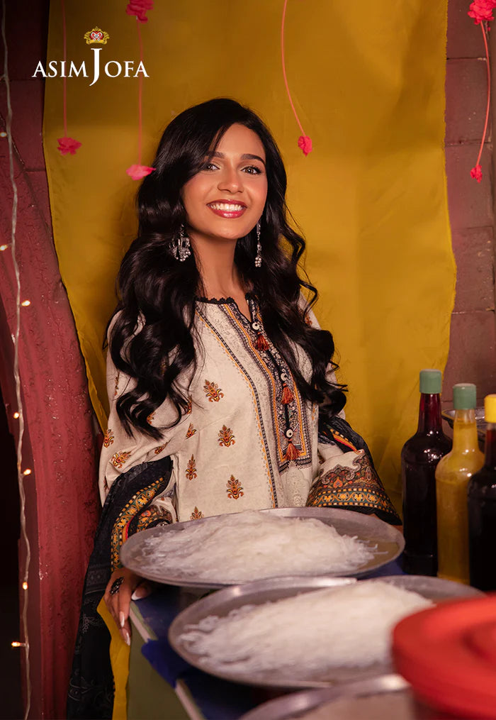 AJEL-09 PRINTED LAWN 3 PCS