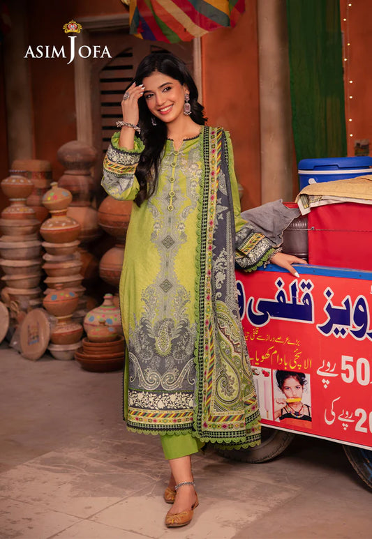AJEL-01 PRINTED LAWN 3 PCS