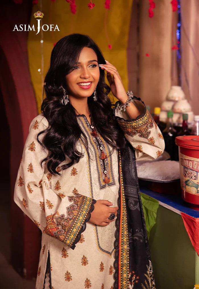 AJEL-09 PRINTED LAWN 3 PCS