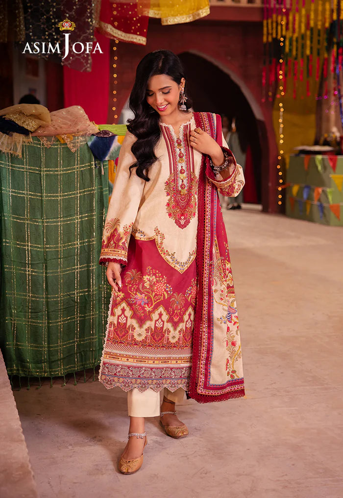 AJEL-16 PRINTED LAWN 3 PCS