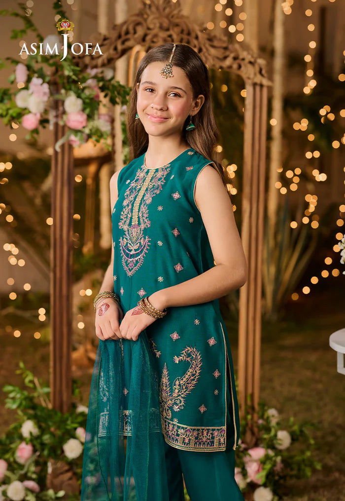 AJLK-01 EMBROIDERED POLY CHIFFON 3 PCS