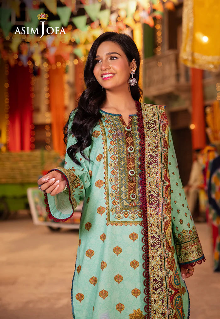 AJEL-05 PRINTED LAWN 3 PCS