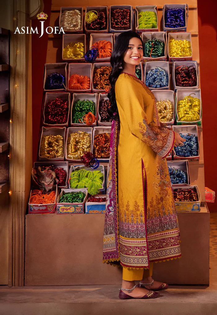 AJEL-02 PRINTED LAWN 3 PCS