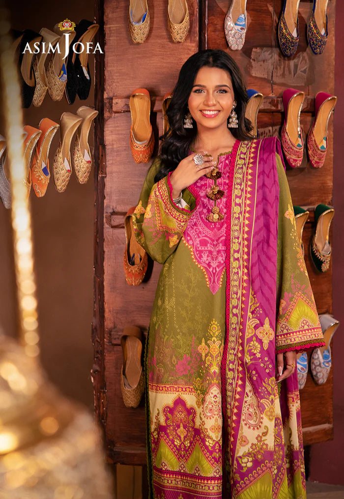 AJEL-17 PRINTED LAWN 3 PCS