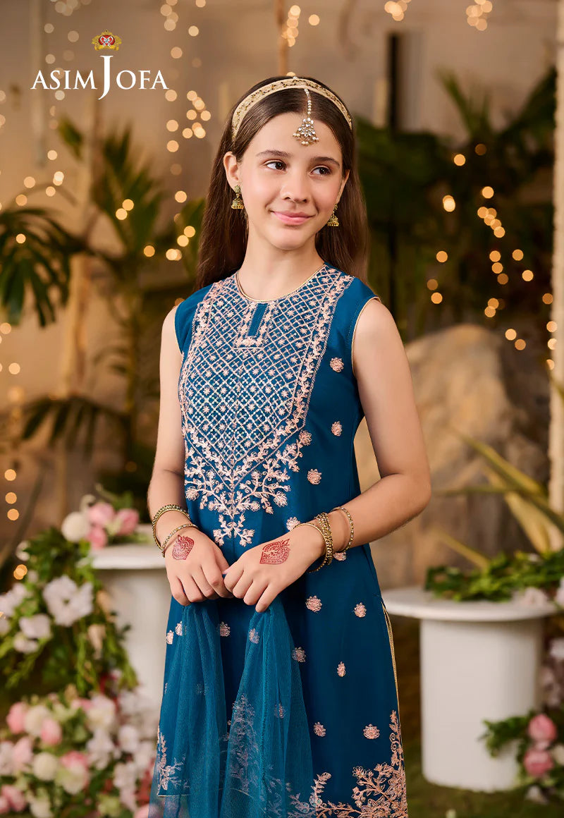 AJLK-02 EMBROIDERED POLY CHIFFON 3 PCS