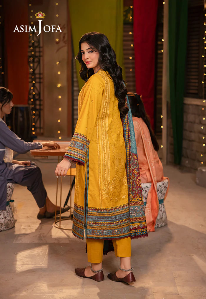 AJEL-18 PRINTED LAWN 3 PCS