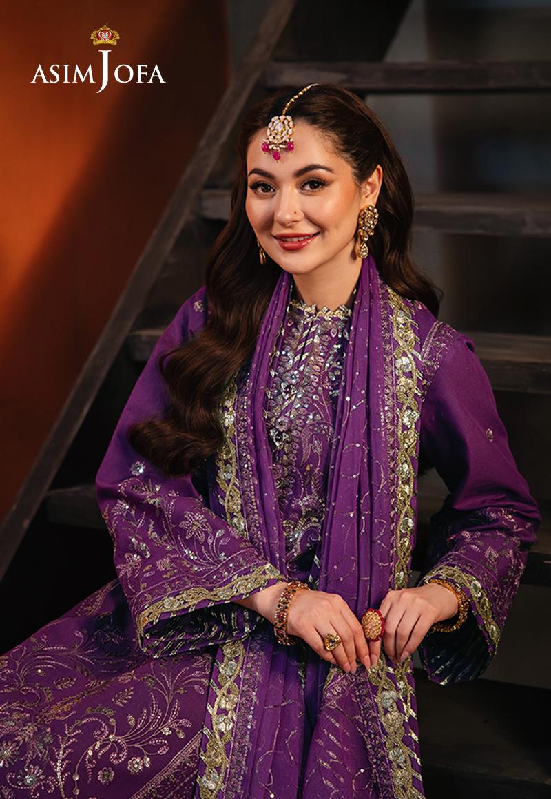 AJKK-07 Chamkeeli Fashion by ASIM FASHION - 3 Pcs Unstitched Suit