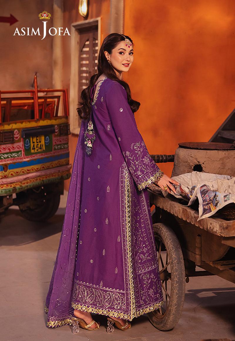 AJKK-07 Chamkeeli Fashion by ASIM FASHION - 3 Pcs Unstitched Suit