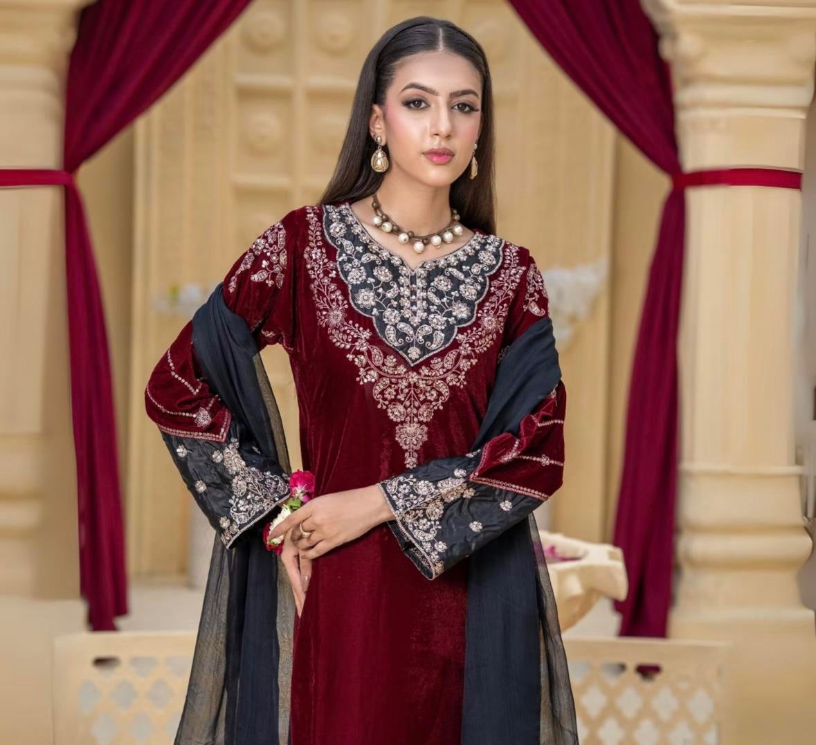 BBV1-05 Maroon and Black