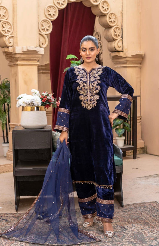 RPV1-02 Dark Blue Velvet Rangz