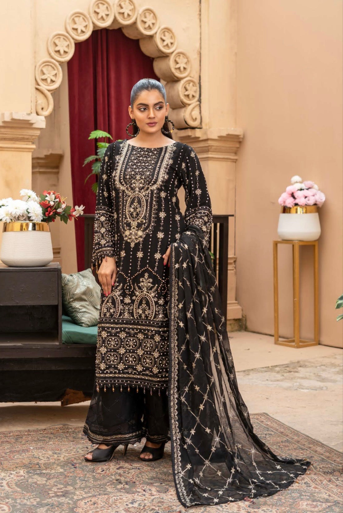 ILCR-04 Luxury Chiffon 3 Pcs