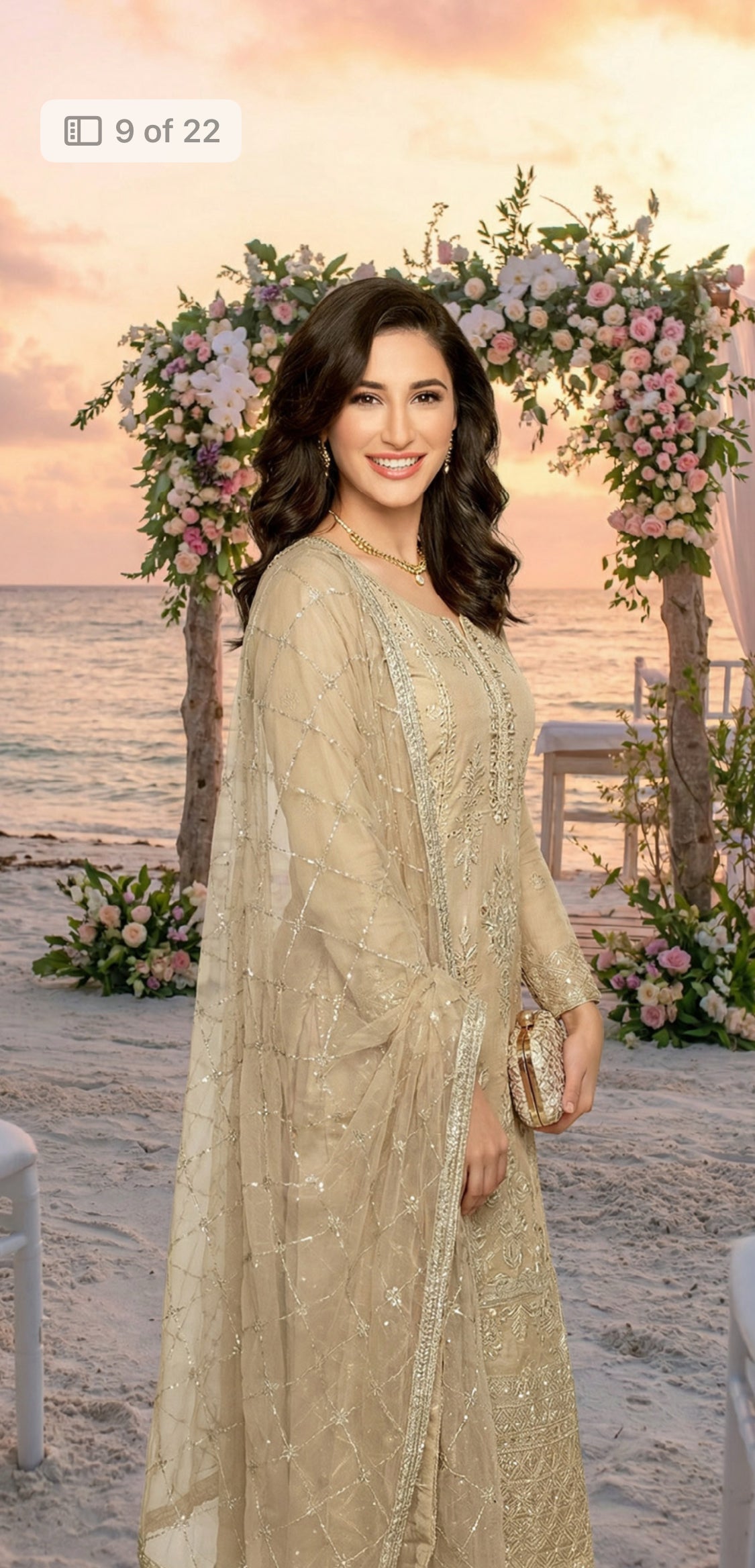 NK-RSE-01 - Embroidered Raw Silk - 3 Pcs