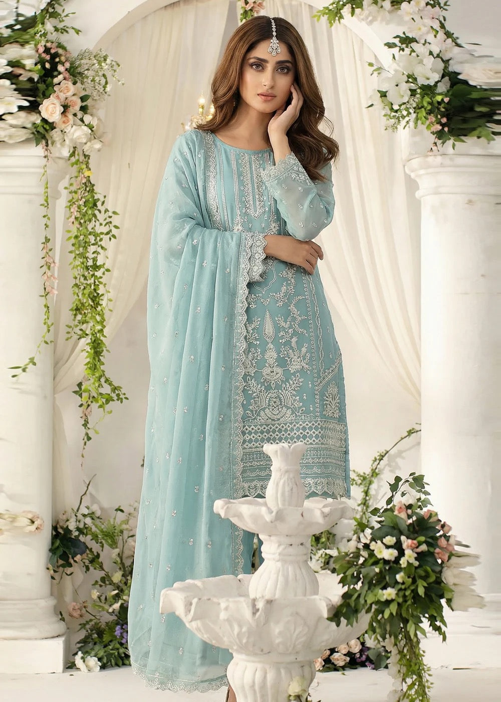 Hazel-03 Luxury Chiffon Noor Jahan by Noorma Kaamal - 3 Pcs