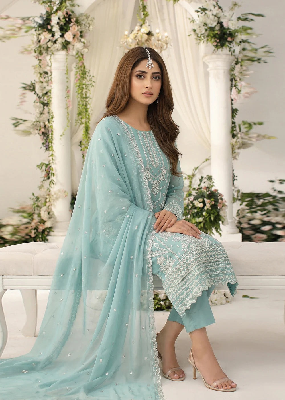Hazel-03 Luxury Chiffon Noor Jahan by Noorma Kaamal - 3 Pcs