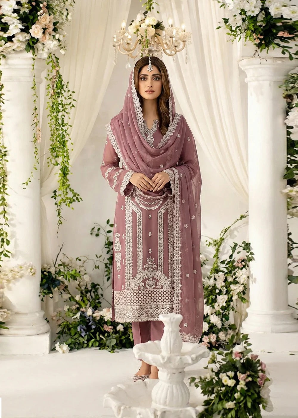 Jasmine-02 Luxury Chiffon Noor Jahan by Noorma Kaamal - 3 Pcs