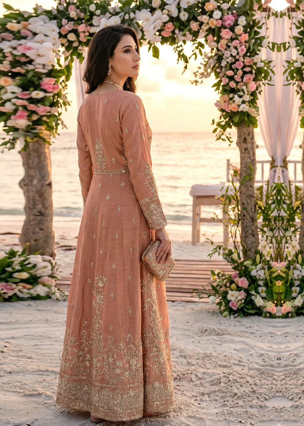 NK-RSE-03 Embroidered Raw Silk - 3 Pcs