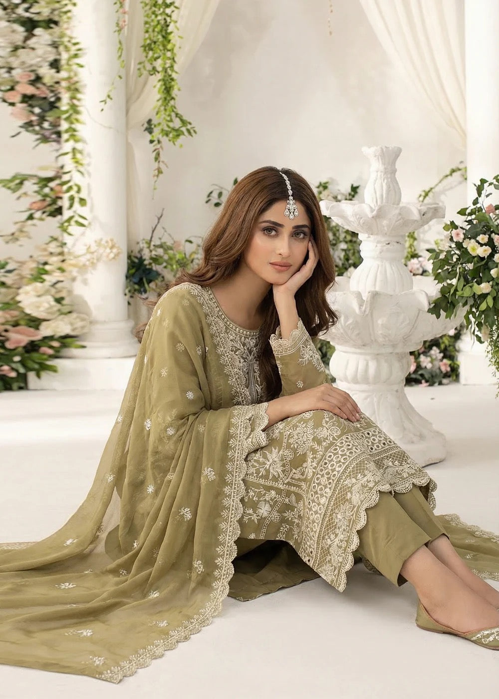 Tulip-01 Luxury Chiffon Noor Jahan by Noorma Kaamal - 3 Pcs