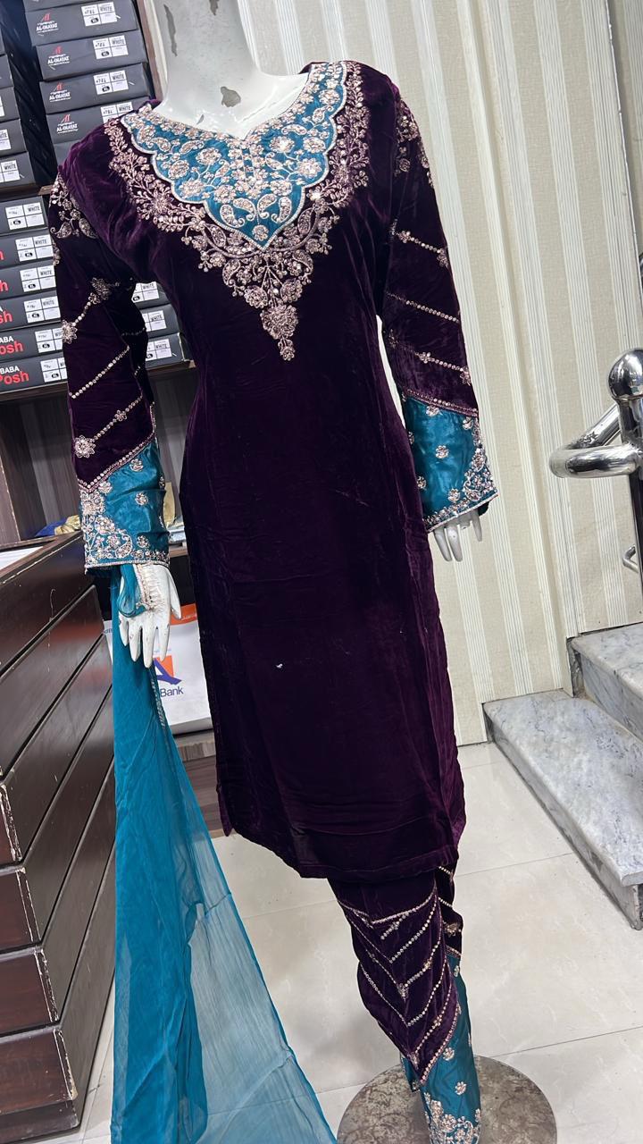 BBV1-03 Plum and Teal