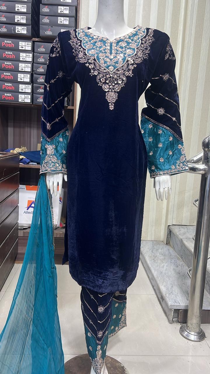 BBV1-01 Navy Blue and Teal