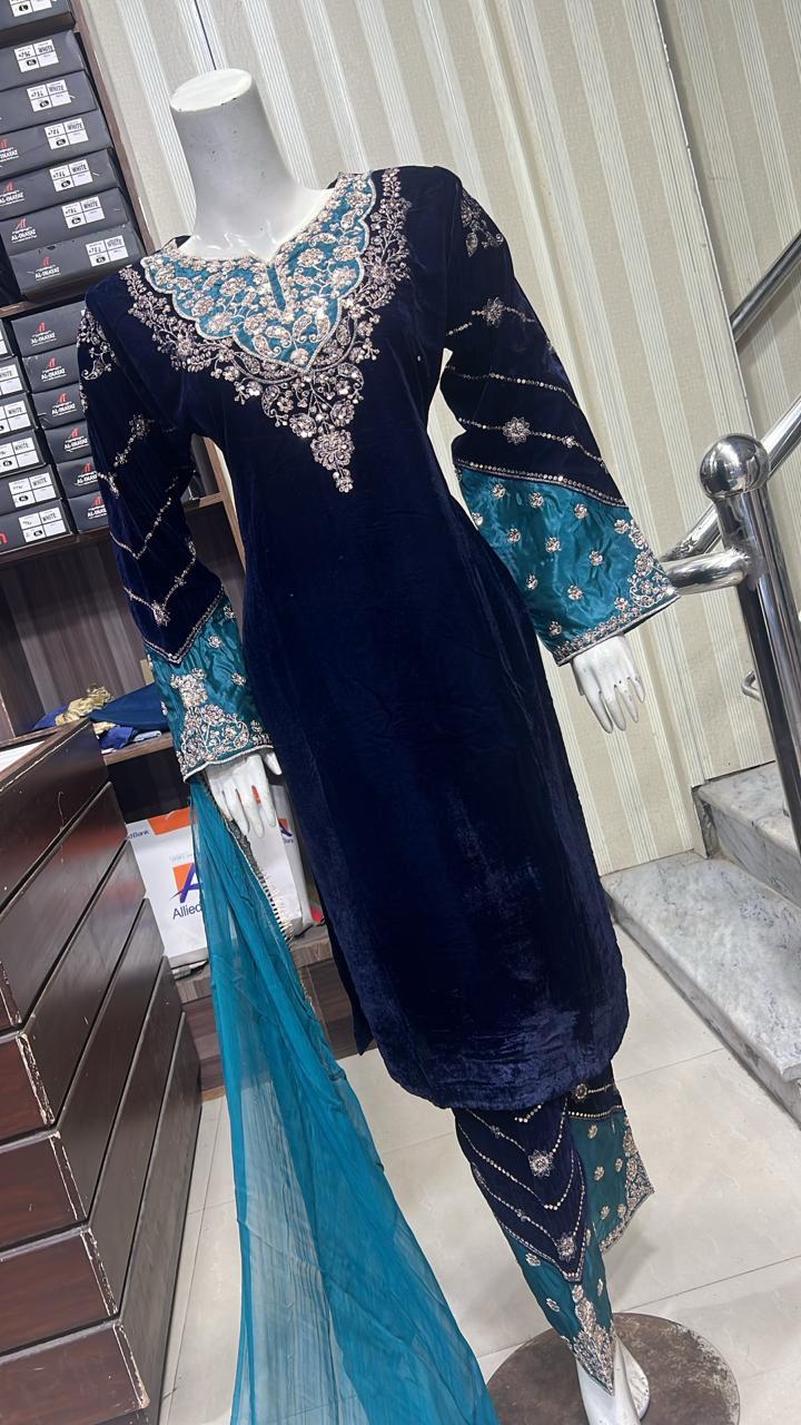 BBV1-01 Navy Blue and Teal